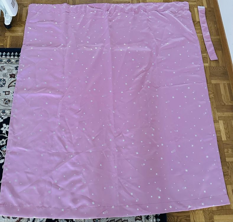 Fotohintergrund „What Will Baby Be“ – Blau/Rosa Mit Sternen & Glitzer | Für Babyparty, Geschlechtsoffenbarung, Deko