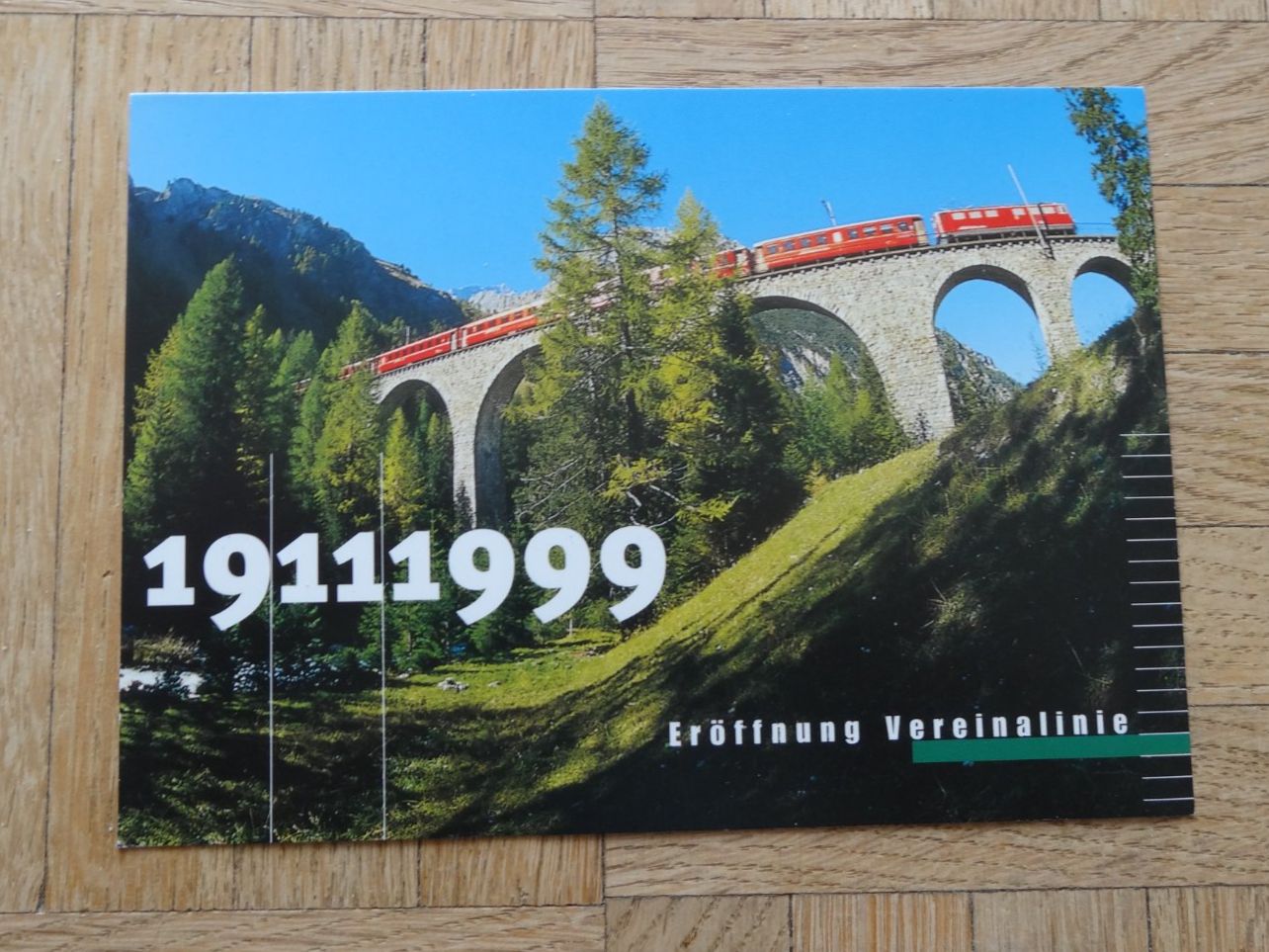 Tous les timbres: Timbre  Carte CH 1999  Vereinalinie – D'occasion à Romanel-sur-Lausanne par Swift13