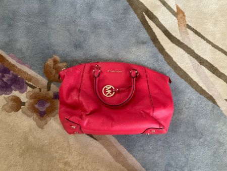Sublime sac Michael Kors en cuir rouge souple