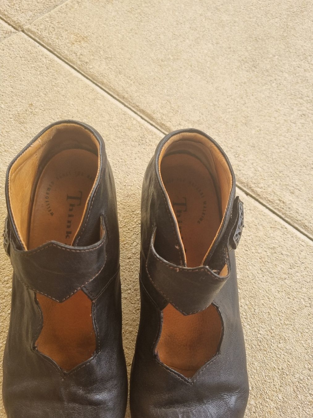Think Chaussures femmes: Think! Lederschuhe Gr. 38.5 – D'occasion à Basel par Ana_v 3