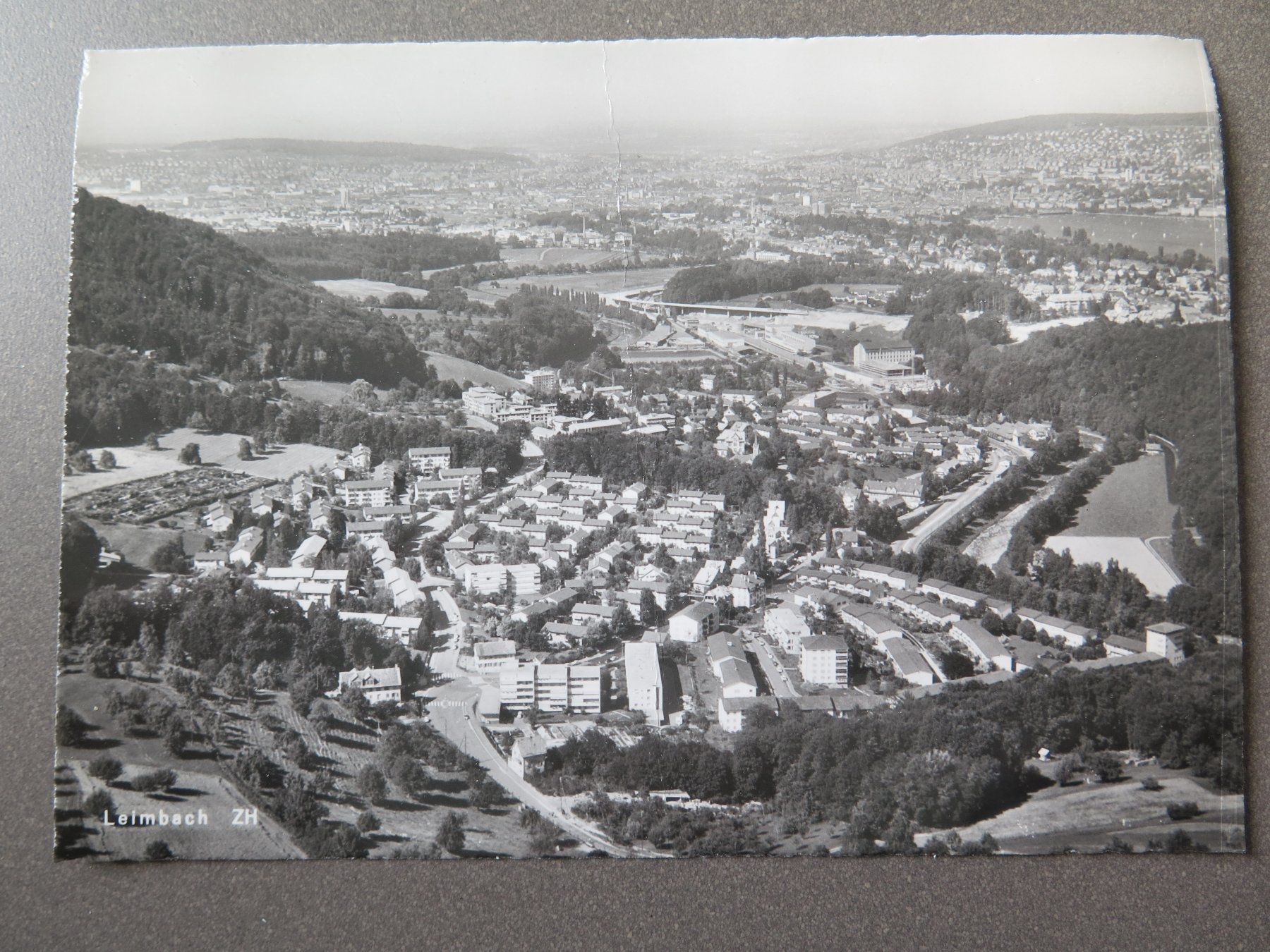 Cartoline postali: LEIMBACH - FLUGAUFNAHME – Usato da Wittenbach venduto da lipasal