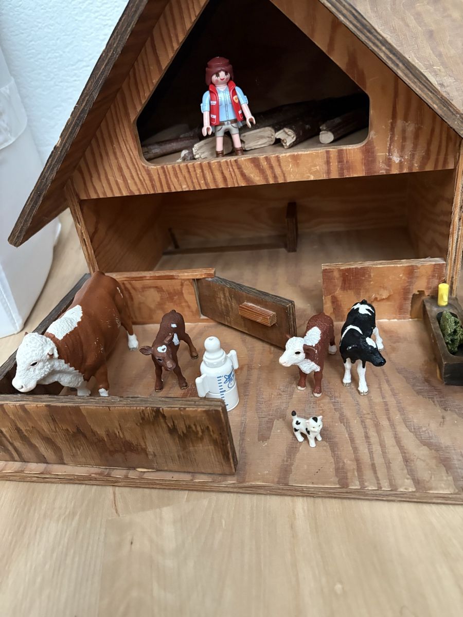 Giocattoli: Holz Bauernhof mit Tiere – Usato da Hendschiken venduto da Hujbe 6