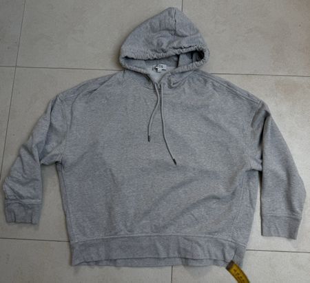 COS Oversize Hoodie – Grau – Gr. S – 100% Baumwolle