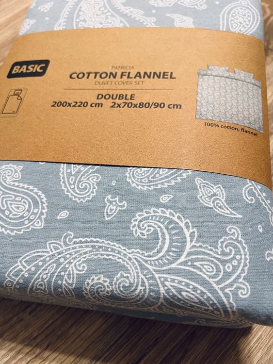 JYSK Flanell-Bettwäsche Patricia 200x220 blau neue (Neu und originalverpackt) in Burgdorf für CHF 25 – mit Lieferung auf Ricardo kaufen