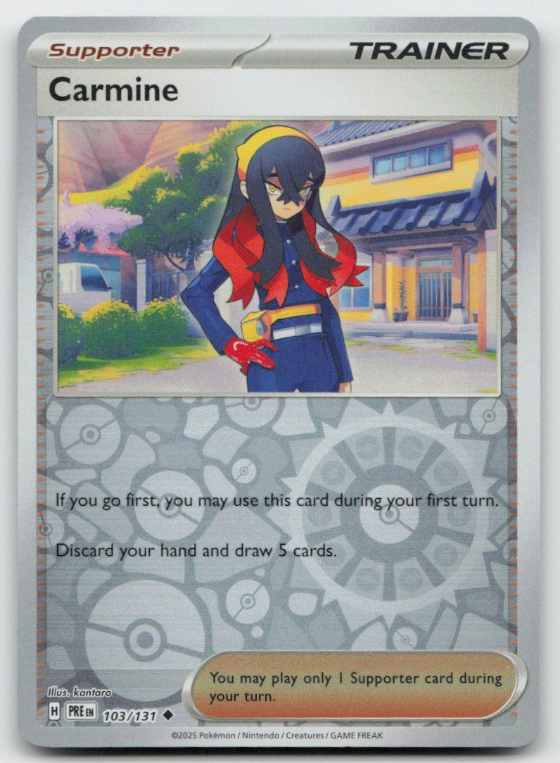 Pokémon Carte collezionabili: Pokemon Carmine Reverse 103/131 PRE EN 2025 – Usato da Lugano venduto da VlaseCard