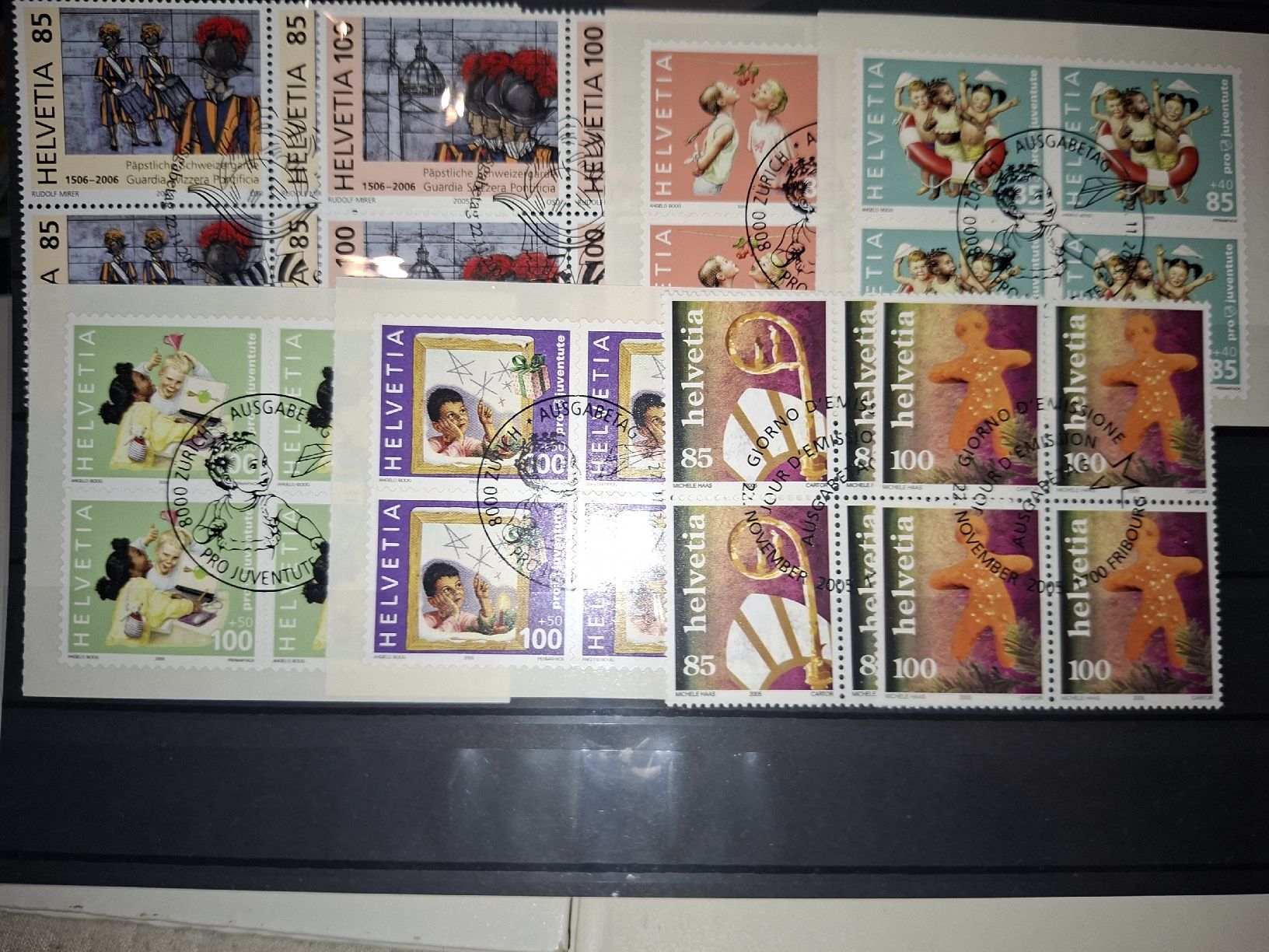 Tous les timbres: Werbemarken eher modern div. 4er Blocks  – D'occasion à Balgach par SIMEON27 1