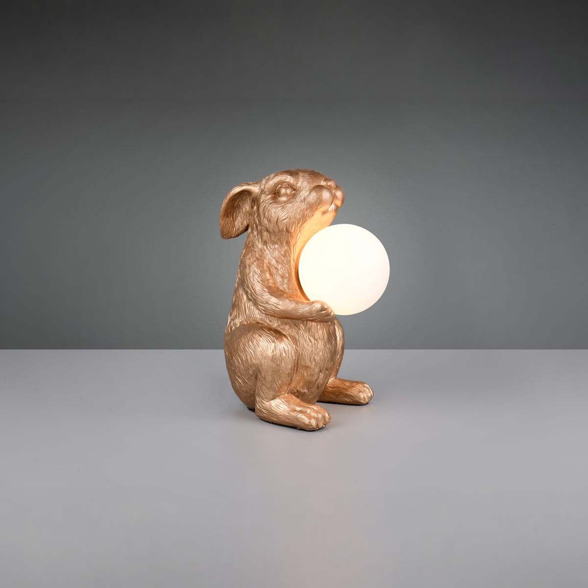 Lampade: Tischleuchte, Gold, Hase, 28 cm Höhe – Nuovo (secondo la descrizione) da Kreuzlingen venduto da Smart-Light 1