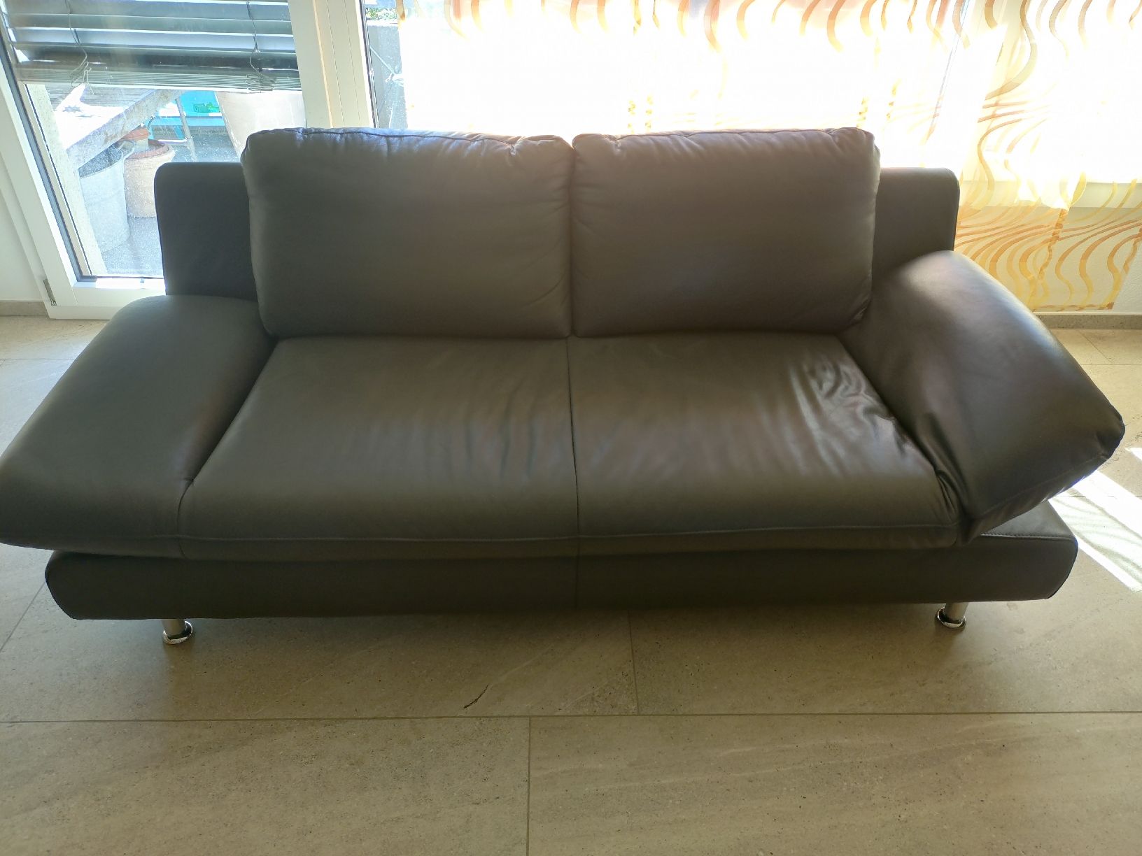 Conforama Sofas: Kunstleder Sofa Schwarz  – Neu (gemäss Beschreibung) aus Thun von FabiosSales 1