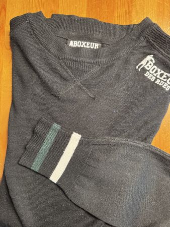 Boxeur des Rues Pullover, Schwarz, Grösse S, Top Zustand!