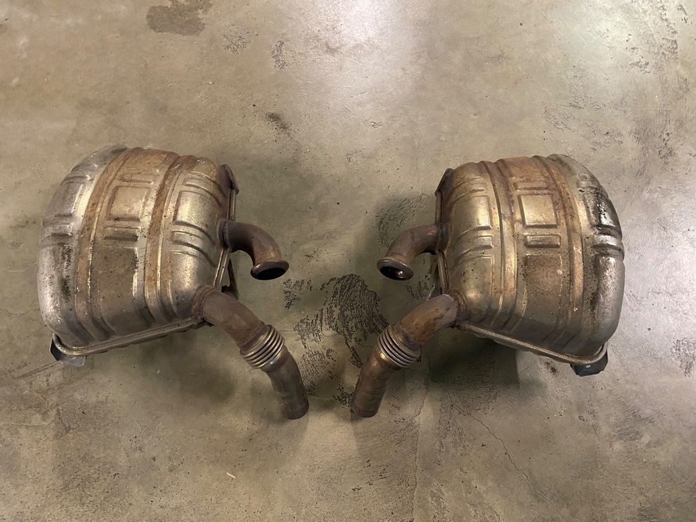 Silencieux échappement Porsche 996 GT3 MK1 - Pièce D'occasion - Pour Modèles Porsche 996 GT3