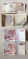 🟡2x 1000 Lire - 2 x 2000 Lire - Lot alte Banknoten Italien