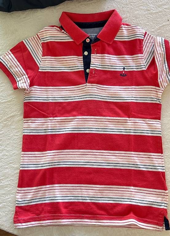 Camicie, T-shirt & Polo: Polo maniche corte Mayoral 6 anni 100% cotone  – Usato da Tesserete venduto da l_m_n67r