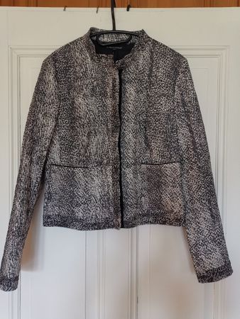 Seiden Jacke Luisa Cerano, Leoprint