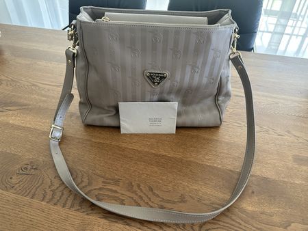 Handtasche Marke „Maison Mollerus, beige, neuwertig