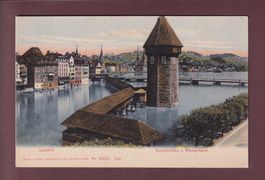 LUZERN - Kapellbrücke - Wasserturm