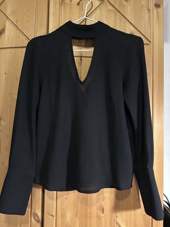 Kleiderpacket, 5x Blusen in Schwarz & Weiss, Gr. 34-38