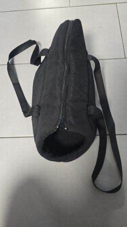 Schwarze Tragetasche für kleine Haustiere - Neu!