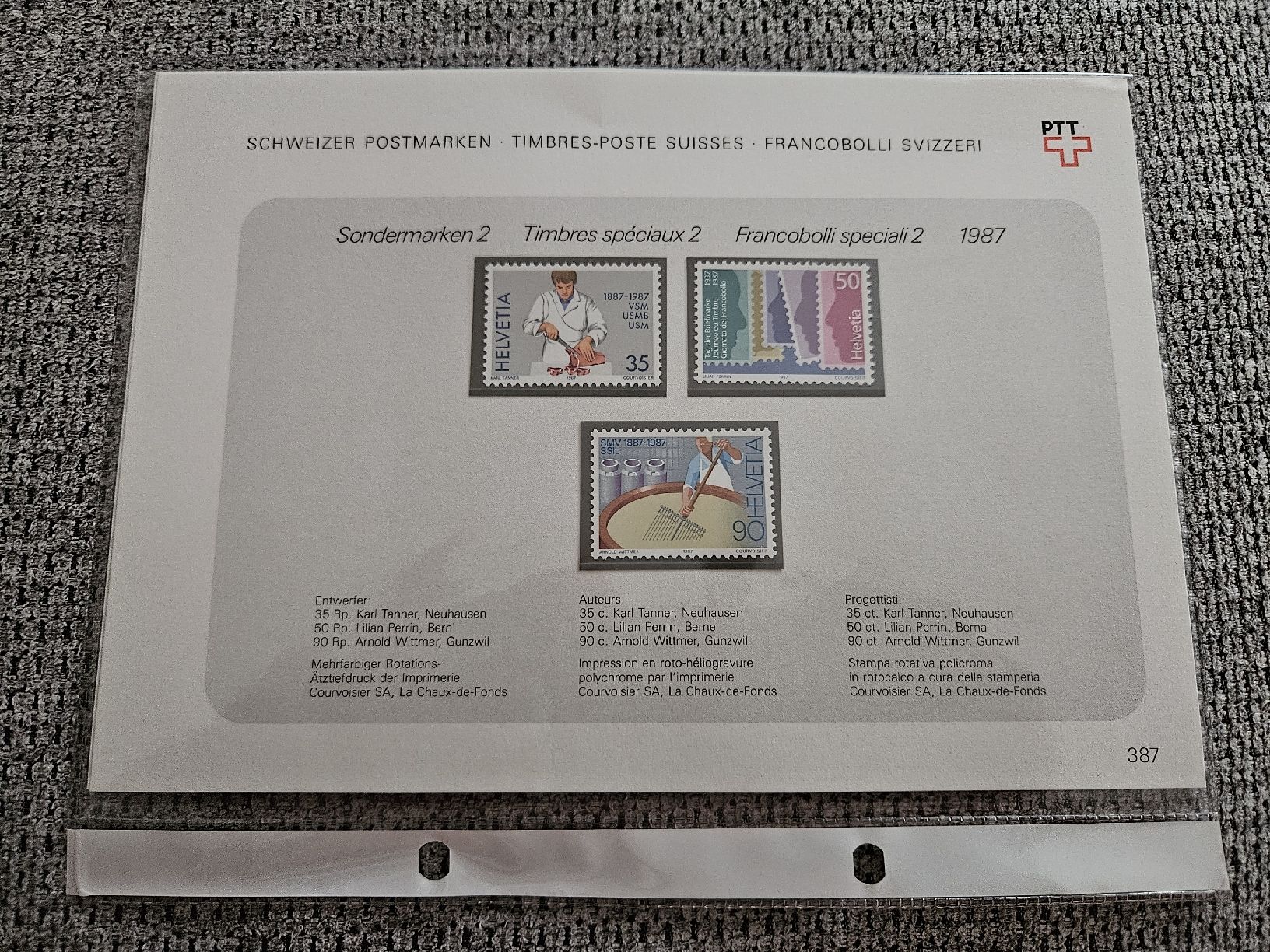 Tutti i francobolli: Schweizer Postmarken Helvetia Sondermarken – Nuovo e nell'imballaggio originale da Chur venduto da Kohla1980 2