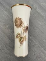 Porzellan Vase - Alboth & Kaiser - Sonnenblume - Gold - 60er