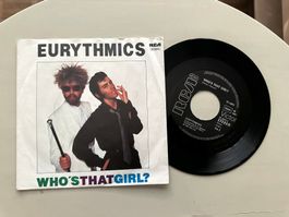 EURYTHMICS LENNOX tolle SingleWho's that girl 80's