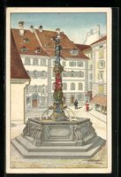 Künstler K. Mossdorf: Luzern, Motiv mit