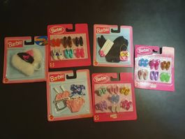 Barbie 3 Kleider Sets & 3 Schuh Sets