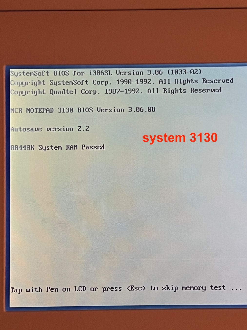 PC: Seltene Vintage Tablet-/Pen-Computer: NCR System 3130 + 3125 – Usato da Steckborn venduto da rboelsterli 5