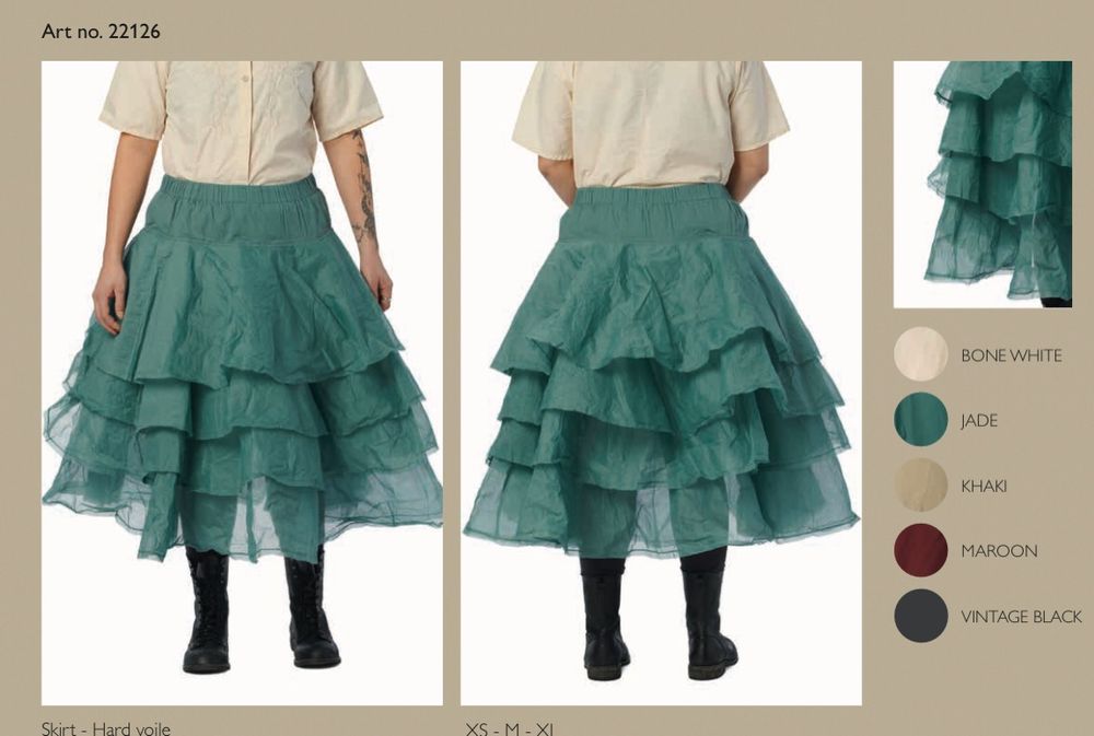 Ewa i Walla Tine Skirt, Jade, AW21 22126 Size XS (Neu (gemäss ...