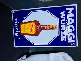 Magnifique plaque publicitaire Maggi