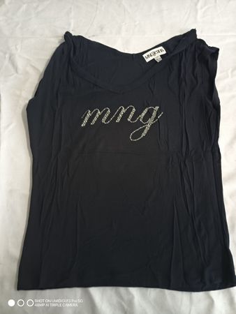 MNG Jeans Shirt, Schwarz, Grösse M, Neuwertig!