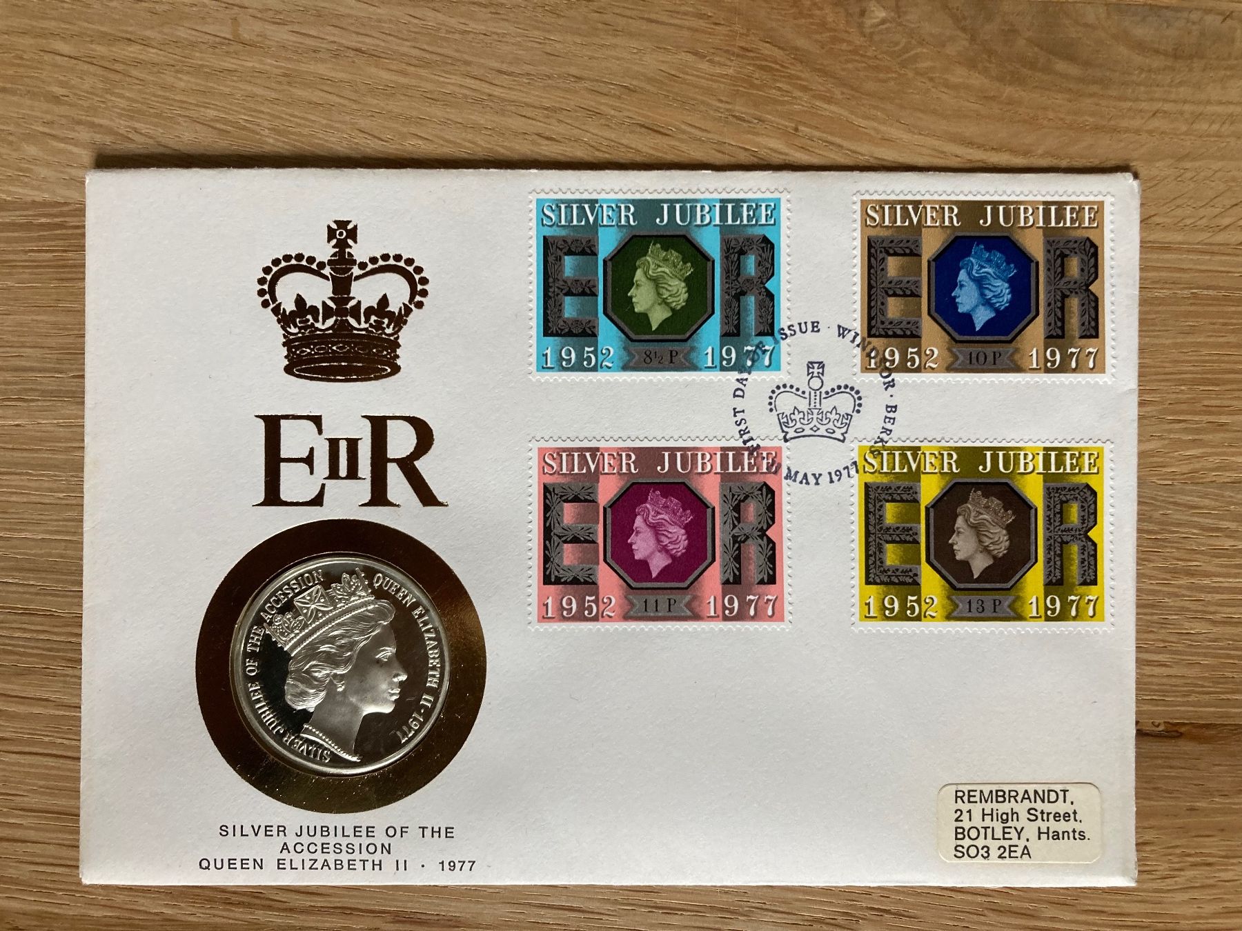 Tutti le monete: Numisbrief QUEEN  ELIZABETH II mit 999er Silber PP – Nuovo e nell'imballaggio originale da Aesch BL venduto da Geowaz