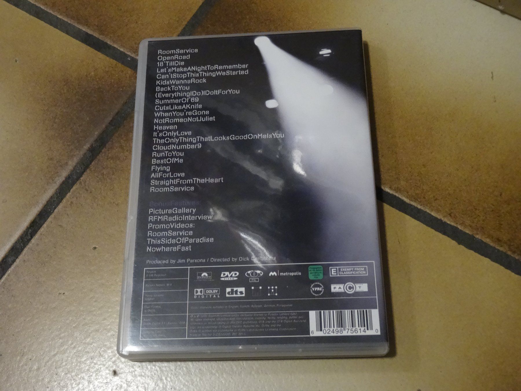 Alle DVDs: Bryan Adams Live in Lisbon DVD – Gebraucht aus Olten von Disc-Ausverkauf 2