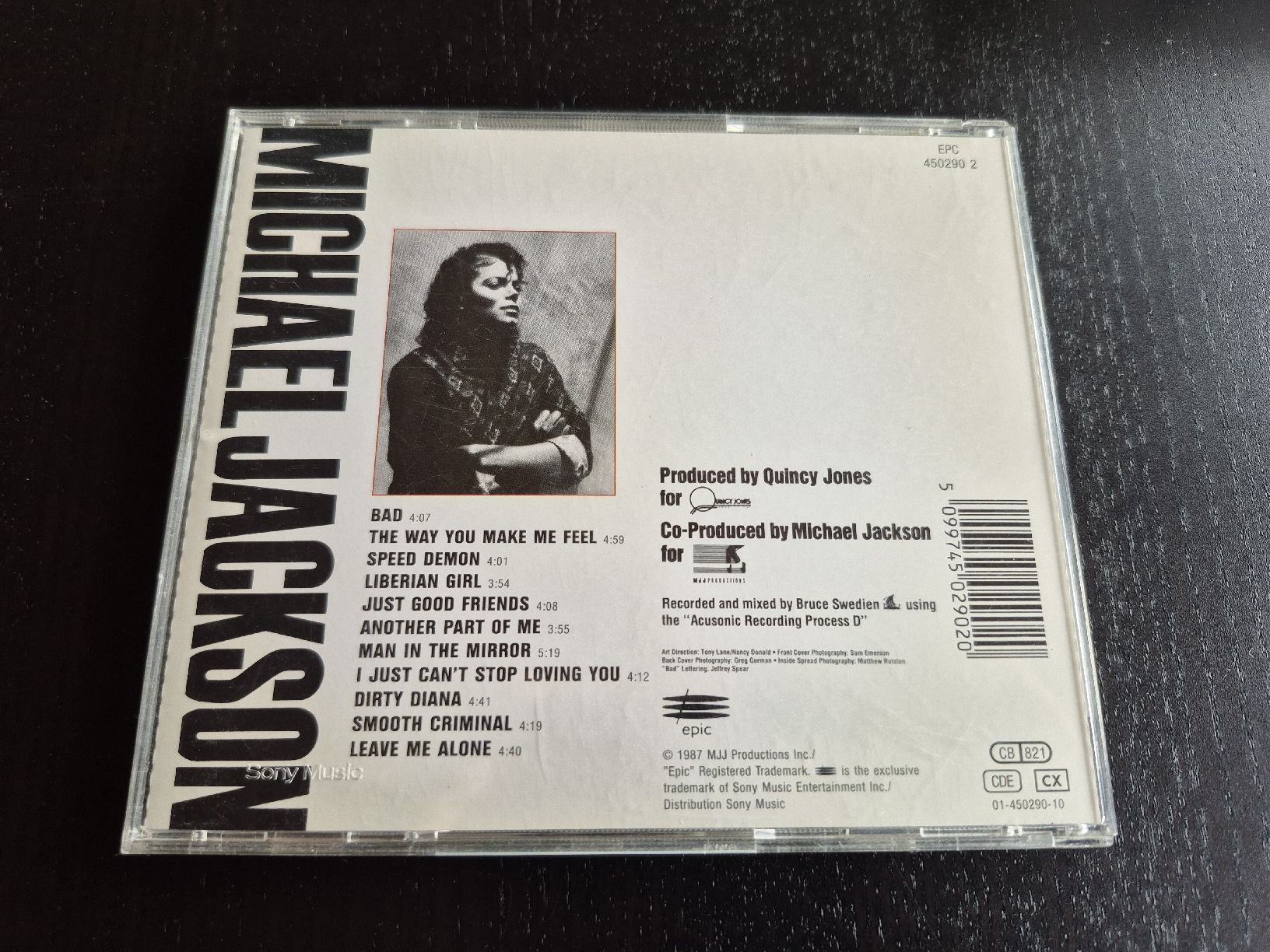 CD: Michael Jackson - Bad - CD Album – Usato da Bern venduto da Roibusch 1