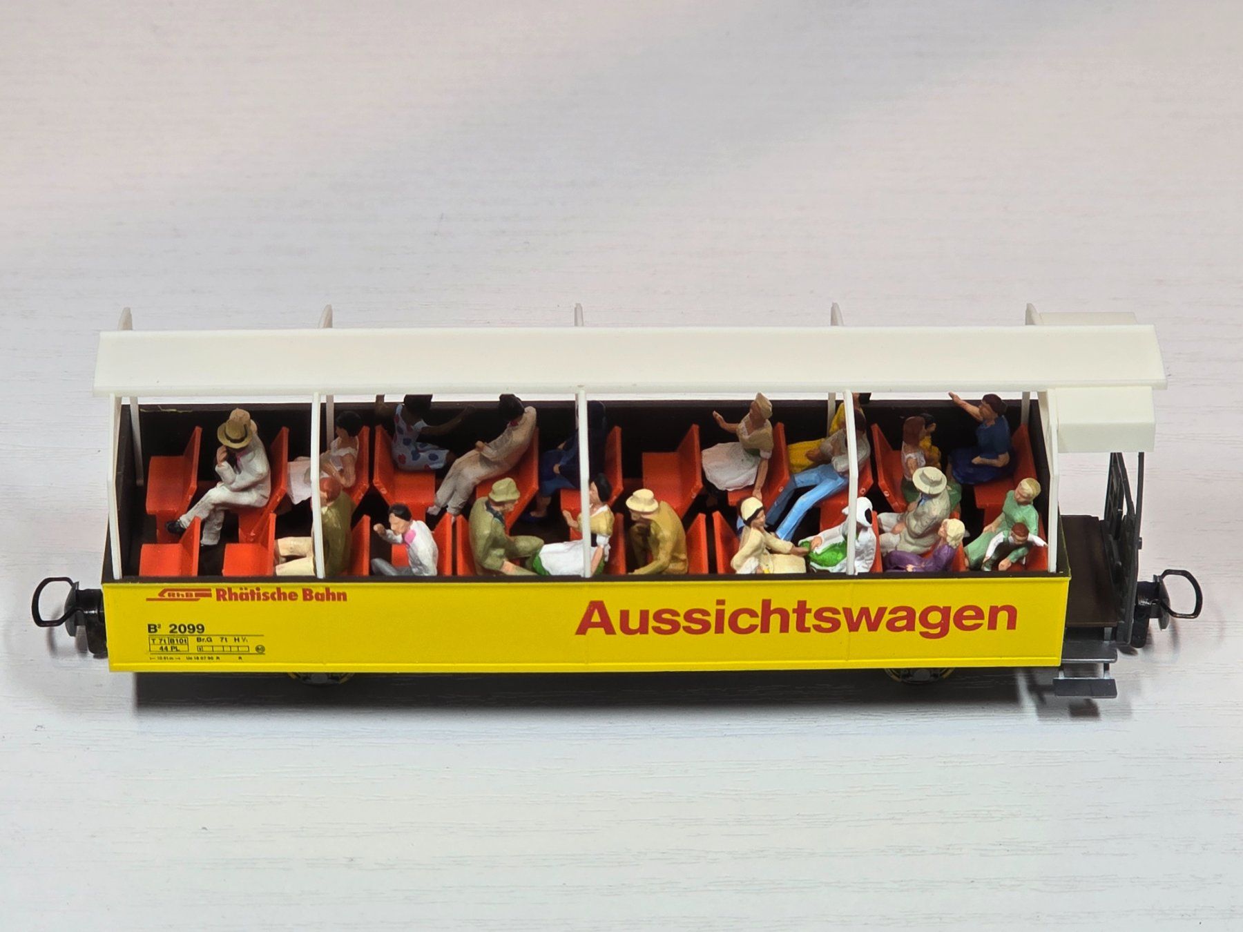 Bemo Modellini di ferrovie: Bemo, 3280109, RhB, Aussichtswagen, gelb, Vitrine – Nuovo (secondo la descrizione) da Kloten venduto da Nicola2 2