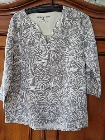 Bluse Marke Sandwich aus Leinen