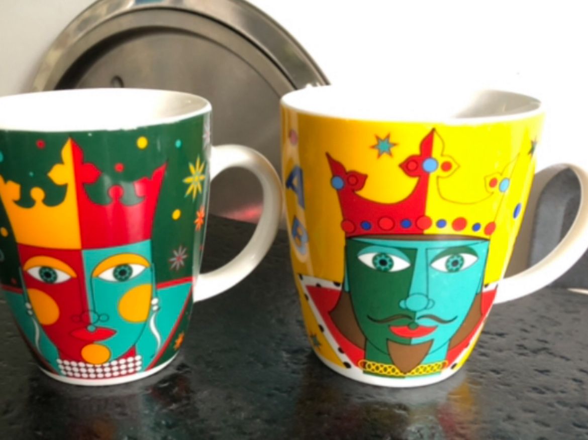 Ritzenhoff Tasses: 2 Becher Ritzenhoff Teetassen Mug Jacobs Krönung Kaffee – D'occasion à Frauenfeld par Babytimmy