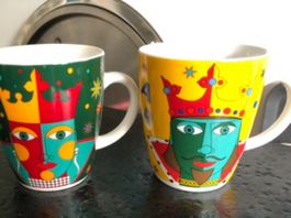 2 Becher Ritzenhoff Teetassen Mug Jacobs Krönung Kaffee