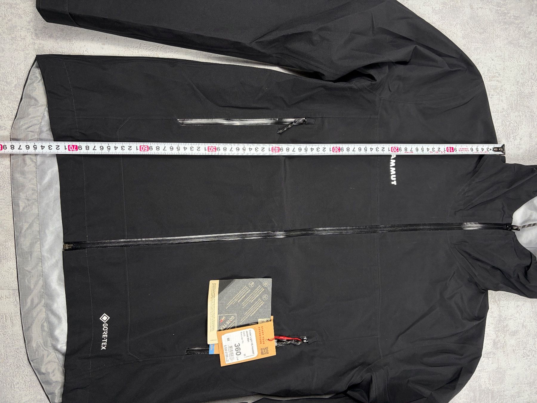 Mammut Jacken: Mammut CRATER LIGHT HOODED - Veste Hardshell - black - M – Neu und originalverpackt aus Hauterive NE von Leo_o 5