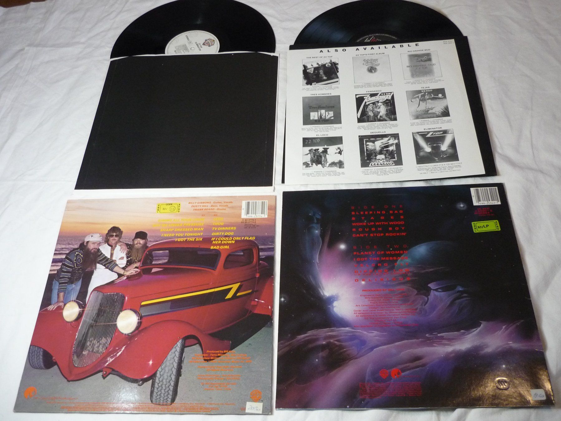 Dischi in vinile: 2x 12" Schallplatten - ZZ Top - afterburner + eliminator – Usato da Beringen venduto da zzRegal 1