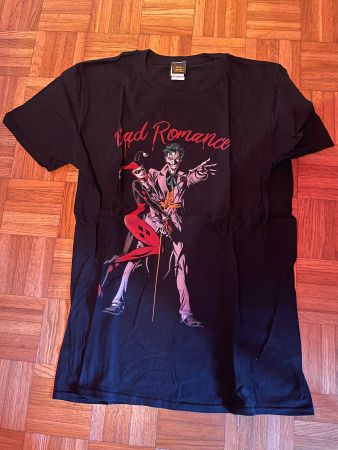 T-shirt Harley Quinn et Joker, Bad Romance, Taille L