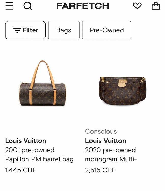 Louis Vuitton 2001 pre-owned Papillon PM Barrel Bag - Farfetch