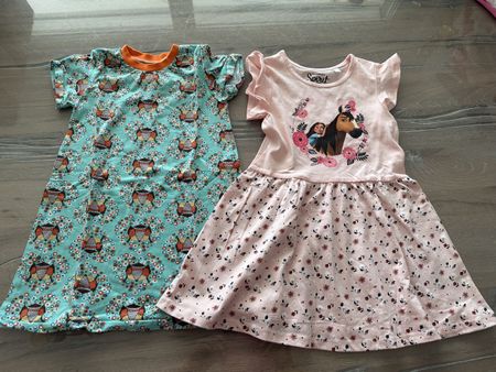 2 Girls Kleider Sommer Gr. 104 Top Zustand selfmade u. NEU☀️