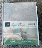 Housse de couette 240x260 percale de coton neuve