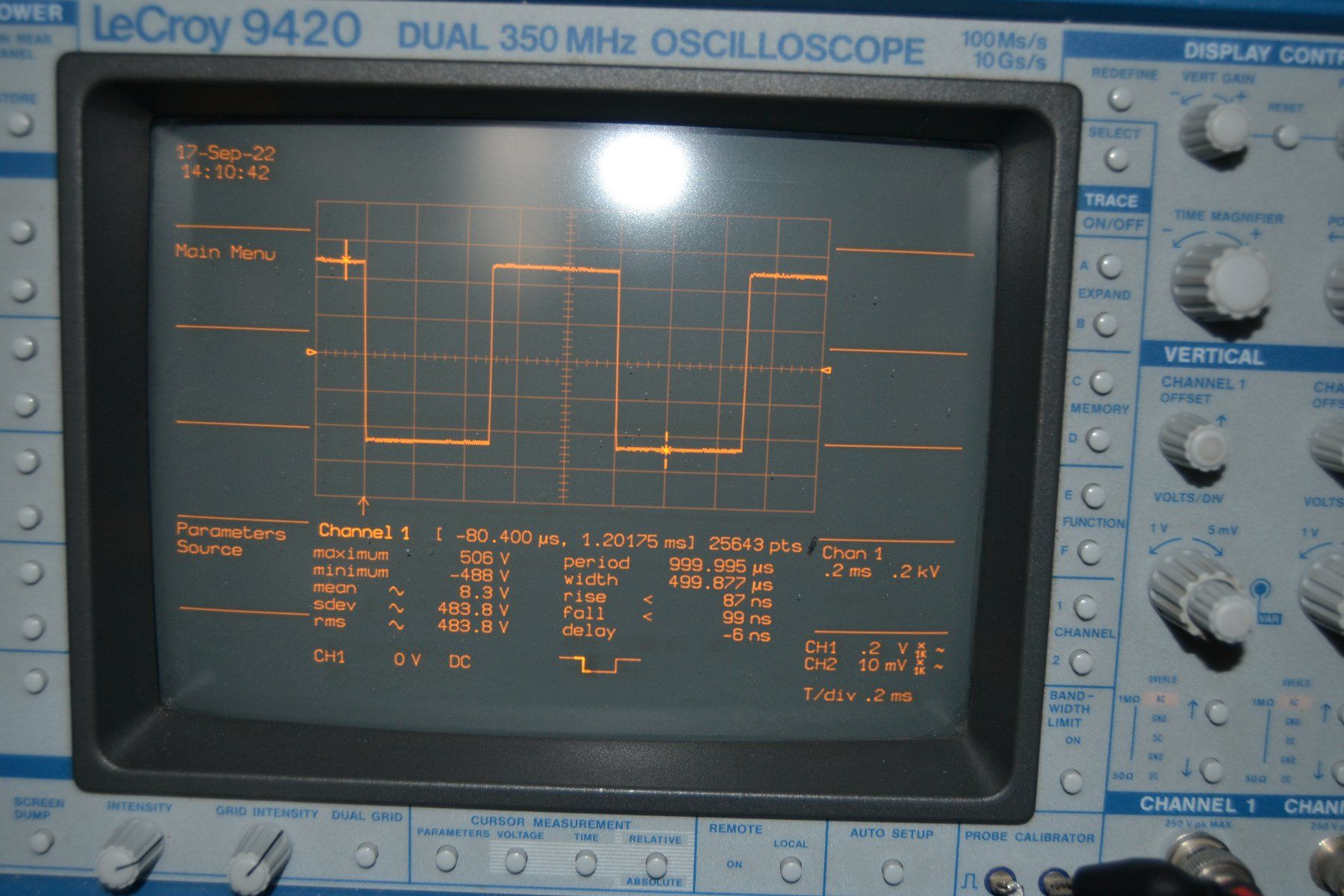 Misurare: Oszilloscope  LeCroy 9420  350MHz – Usato da Wil SG venduto da fanofrio 2