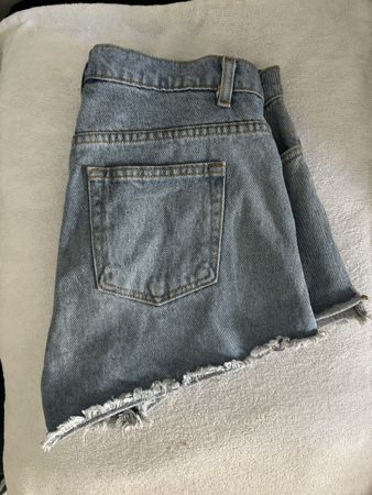 American Apparel Denim Shorts Light Blue Size S Used