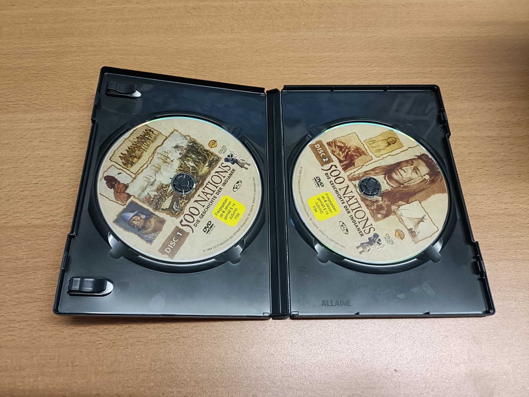 Tutti i DVDs: 500 Nations - Die Geschichte der Indianer – Usato da Köniz venduto da Movieportal007 1