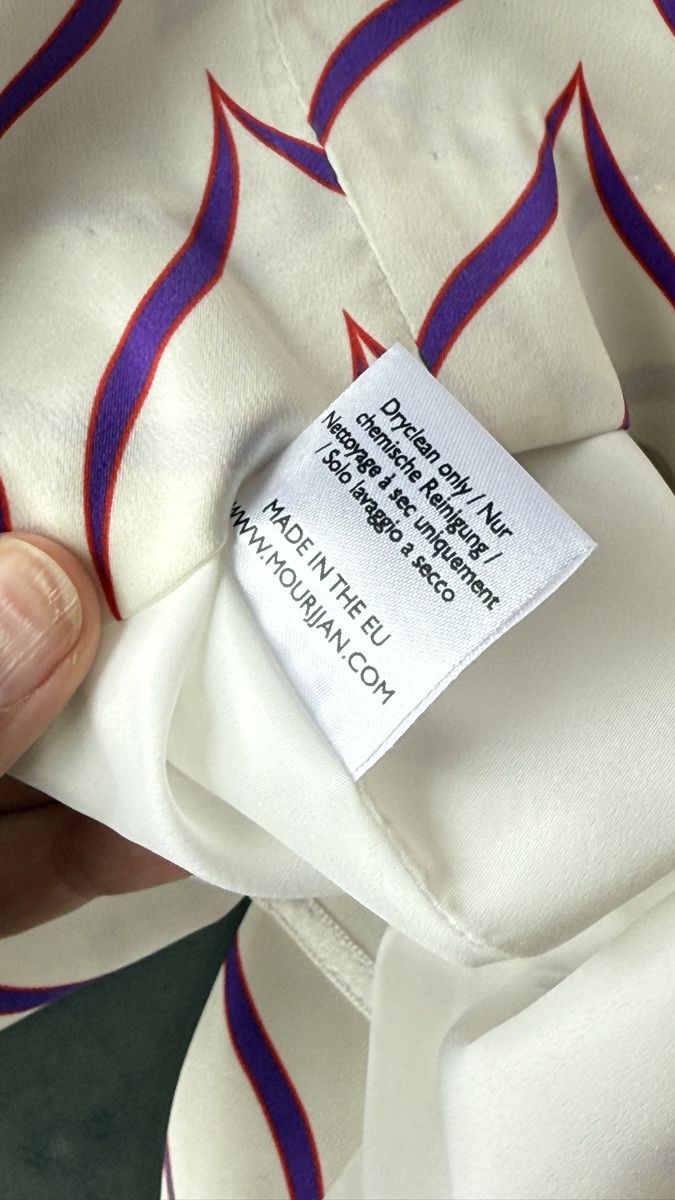 Gonne: Mourjjan Silk Skirt, Size 36, Purple Wave Pattern New – Nuovo (secondo la descrizione) da Zürich venduto da xs_s_artikel 2