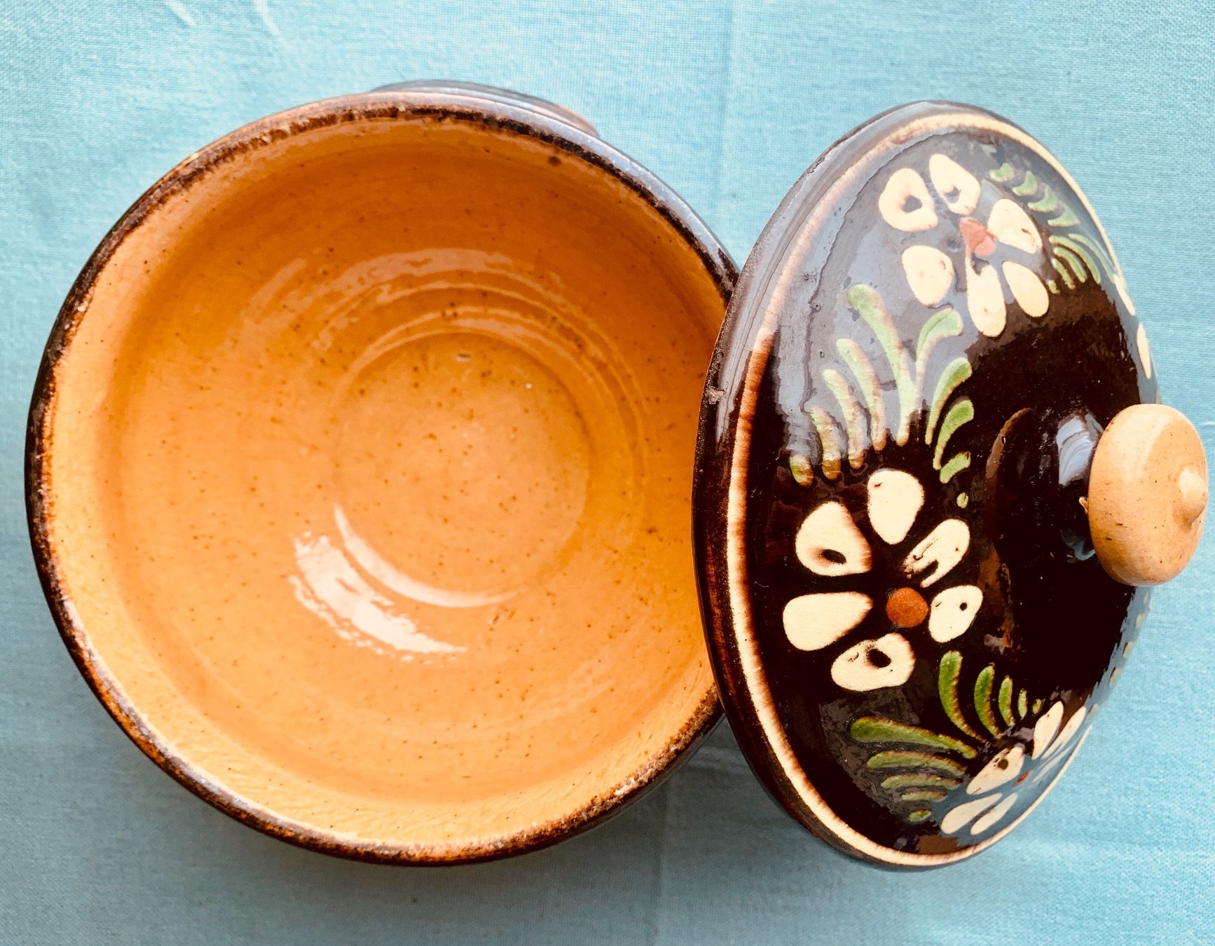 Schalen: Vintage Servierschale mit Deckel, Keramik – Gebraucht aus Bern von Flora.Sonea 3