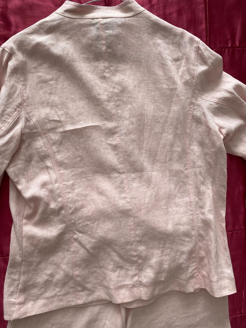 Completi & Tailleur: Extravaganter MODISSA 100% LEINEN-Hosen-2-Teiler, rosa – Nuovo (secondo la descrizione) da Winkel venduto da ferrari2022 4