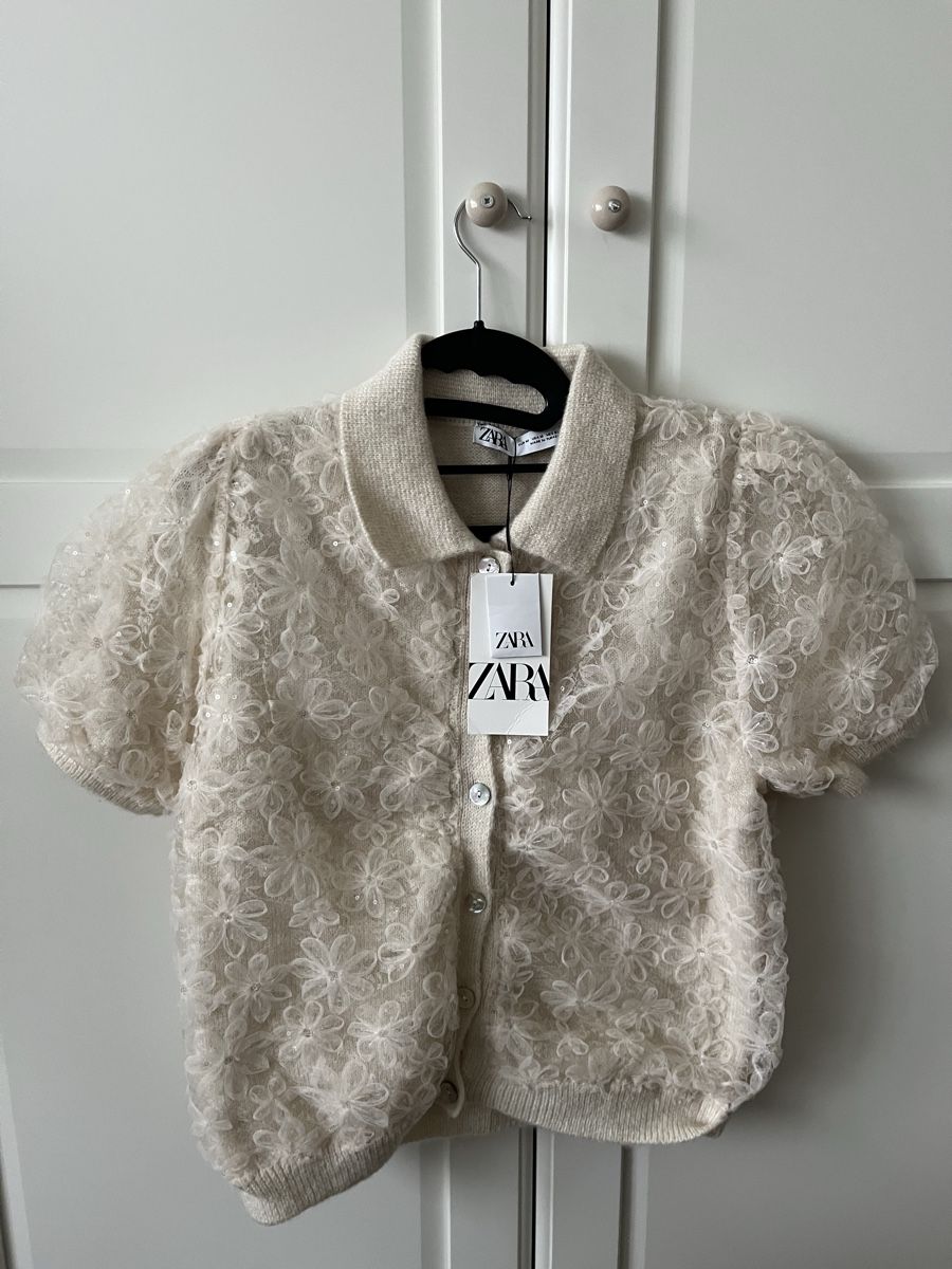 Zara Maglioni & Felpe: Kurzärmeliger Strickpullover – Nuovo e nell'imballaggio originale da Allschwil venduto da eyl_bb8q 5